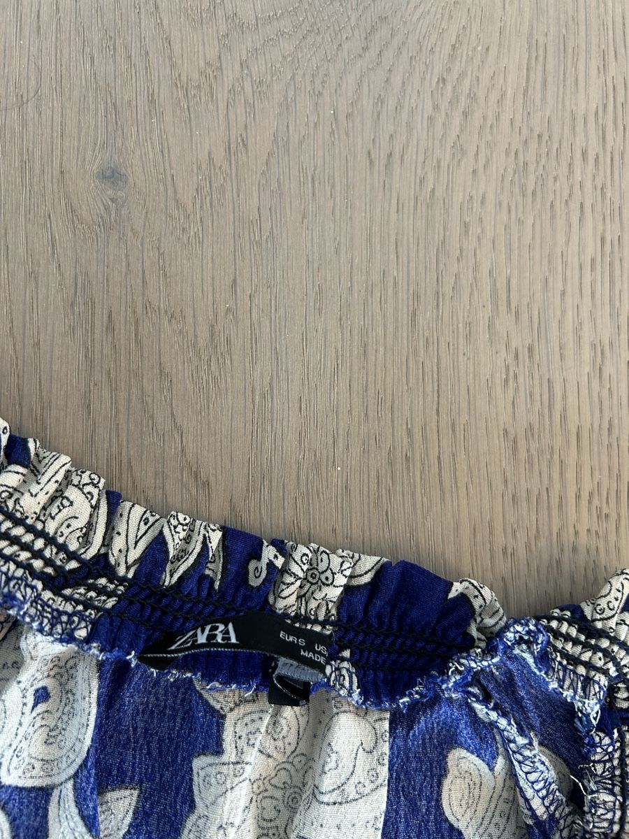 Zara Vestiti: Zara Kleid Boho Blau Blumen Lang Gr. S – Usato da Zug venduto da Gibbi80 2