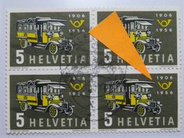 Abart 324 Retouche am Autodach neben Mundstück Posthorn