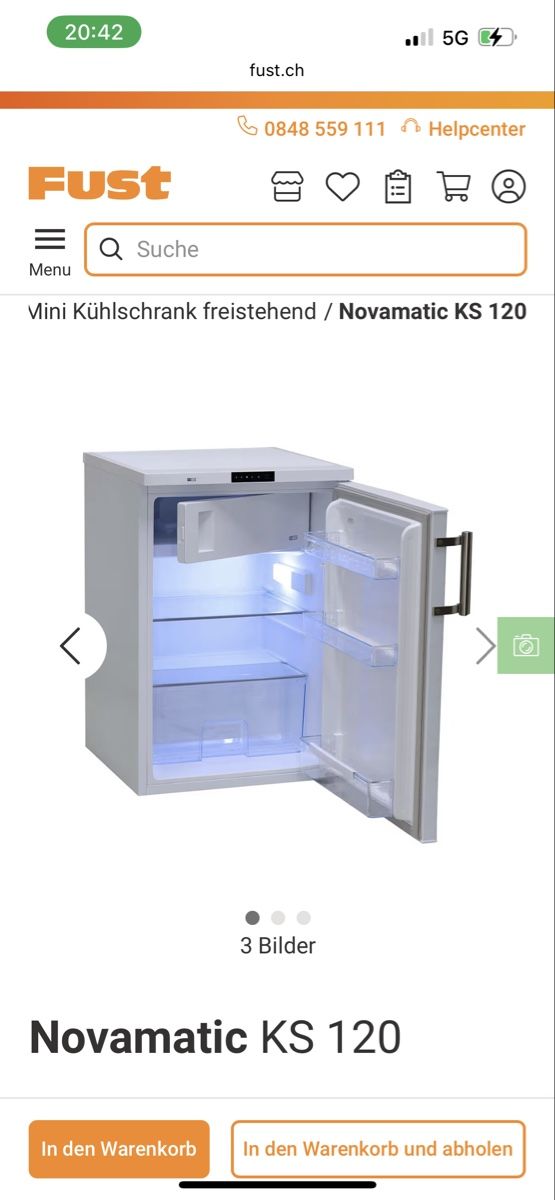 Novamatic Frigoriferi: Kühlschrank Novamatic KS 120 – Nuovo (secondo la descrizione) da Bern venduto da blue_031