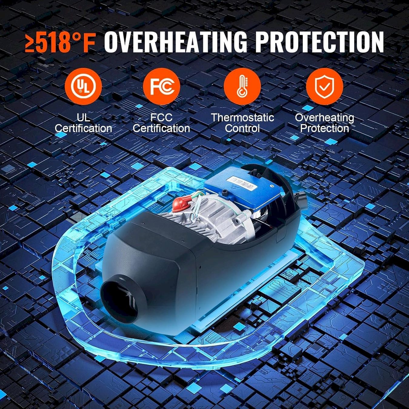 Radiatori: VEVOR 2kW 12V Dieselheizung – Nuovo e nell'imballaggio originale da Bottighofen venduto da zaap 4