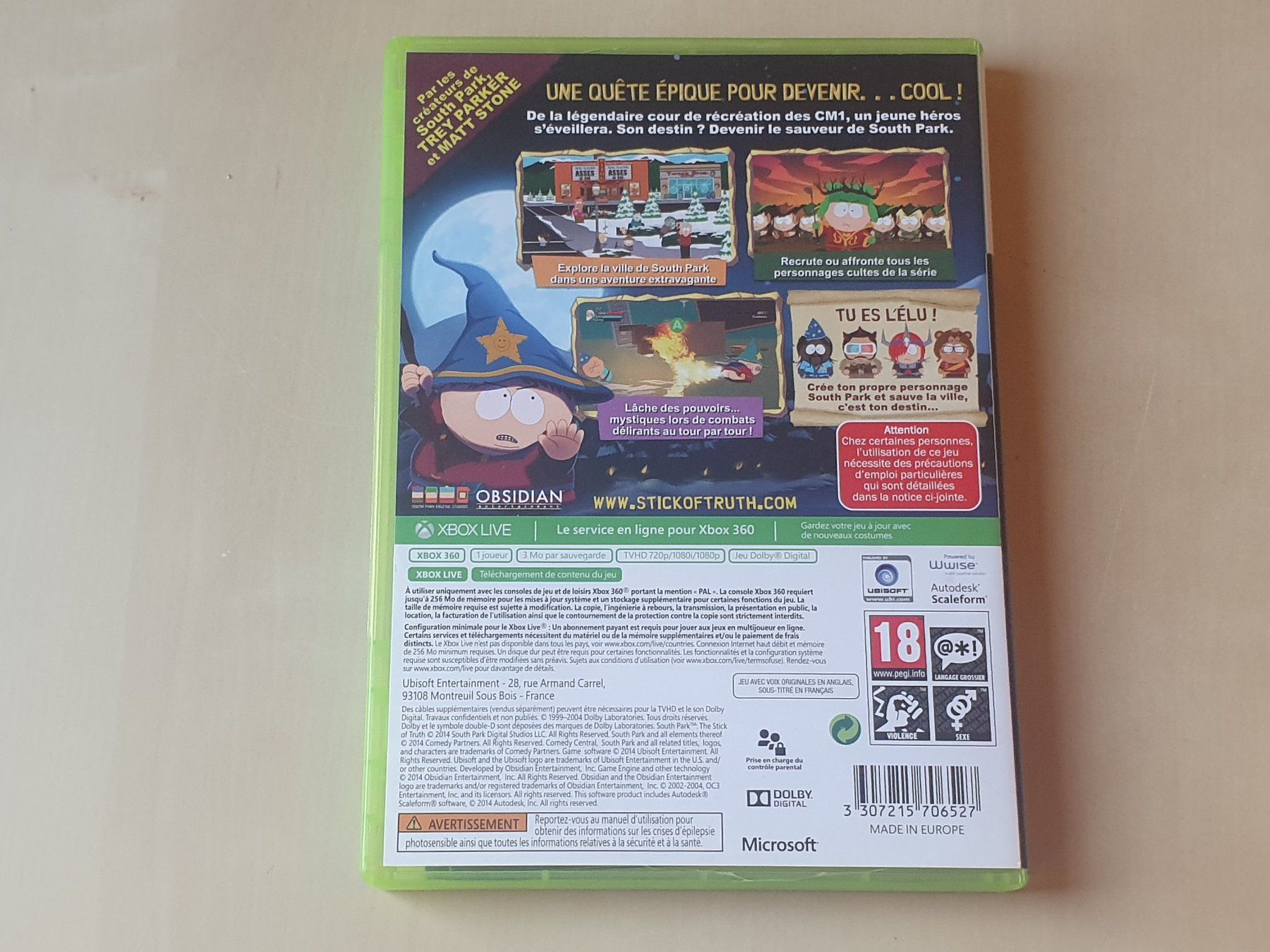 Microsoft Giochi: South Park le baton de la verite – Usato da Stansstad venduto da collectorsshop 1