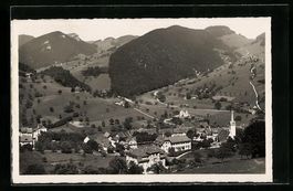AK Langenbruck, Ortsansicht mit Kirche