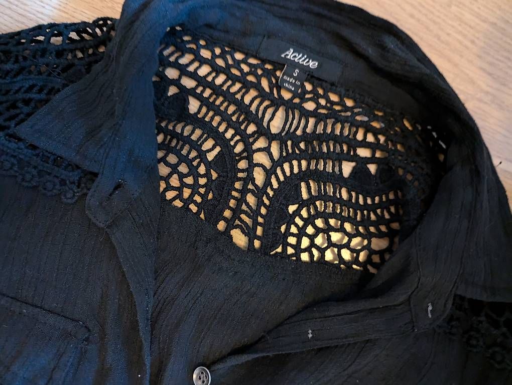 Chemisiers: Vintage schwarze Bluse S – D'occasion à Bern par ber_jsl2 4
