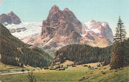 Rosenlaui (BE) Wellhorn und Wetterhorn Alpenpanorama