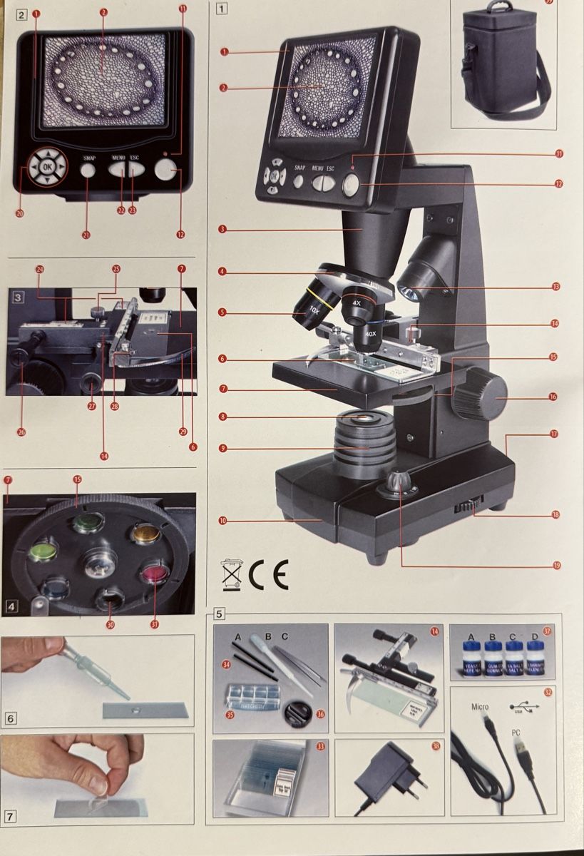 Microscopes: LCD Mikroskop – Neuf (Voir description) à Meggen par Nobed 1