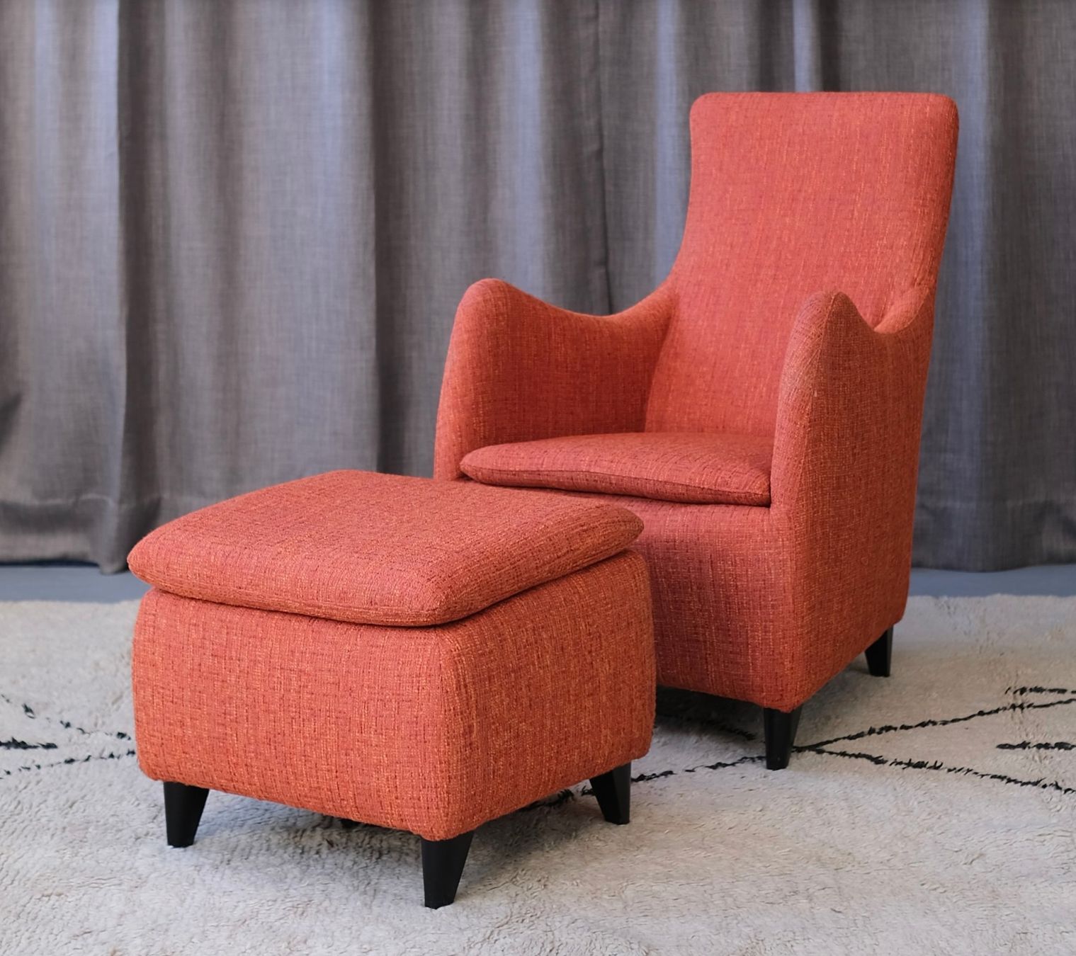 Poltrone: Sessel Senta & Hocker von Witttmann – Usato da Bern venduto da Zmodern_CON 3
