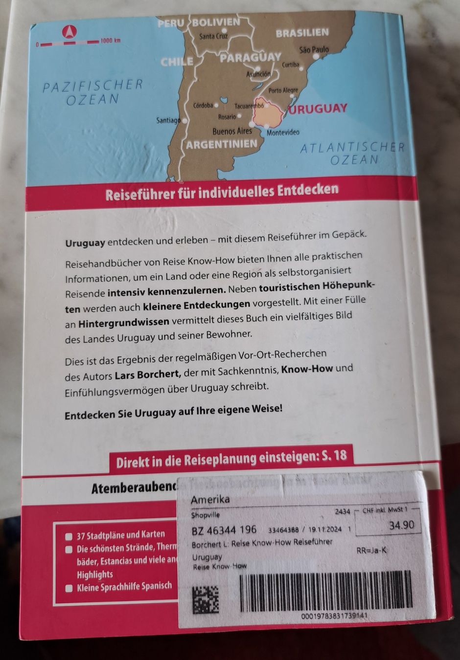 Bücher: Reiseführer Uruguay – Gebraucht aus Wallisellen von Valkyrie13 1