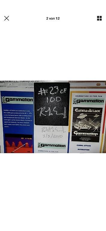 CDs: Gamma Attack Atari SELTEN  – D'occasion à Hägendorf par tyl_kzs2 3