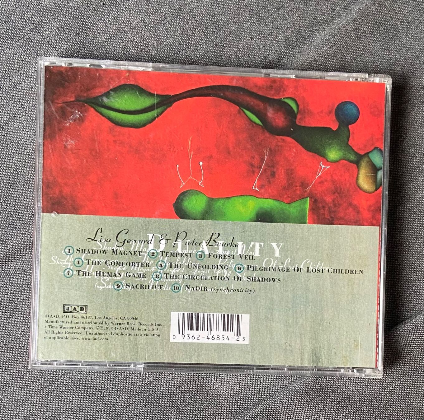CDs: Lisa Gerrard & Pieter Bourke – Duality CD – Gebraucht aus Luzern von Lycka 1