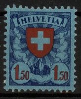 1924, Wappenmuster, 165, gewöhnliches glattes Papier 150.–**