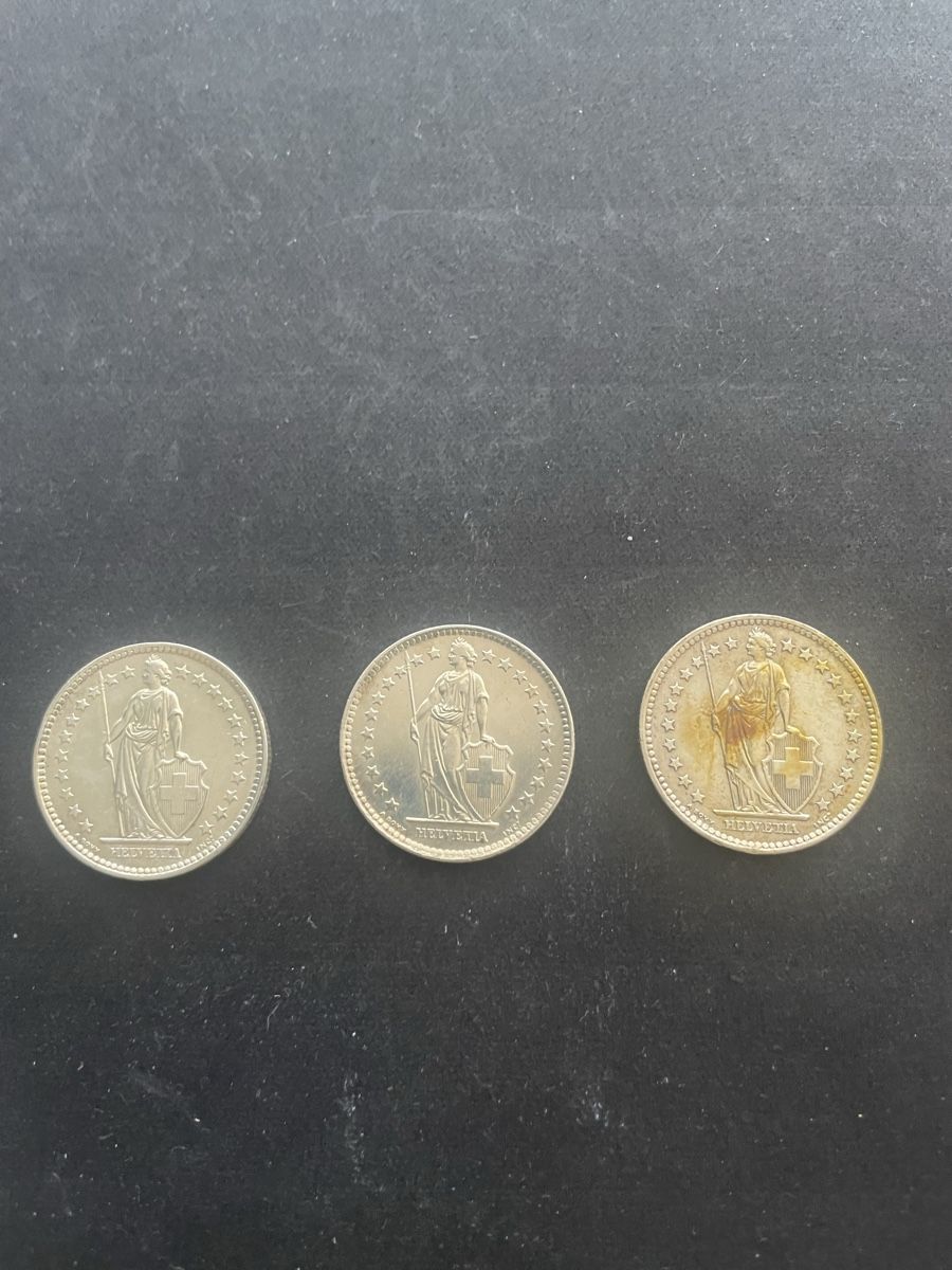 Toutes les monnaies: 3x2.- Silber CH Jahr 1964 – D'occasion à Meierskappel par Hala03 2