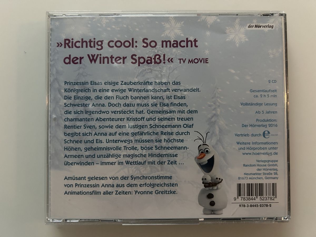 CD: Die Eiskönigin völlig unverfroren – Usato da Winterberg ZH venduto da Amina023 2