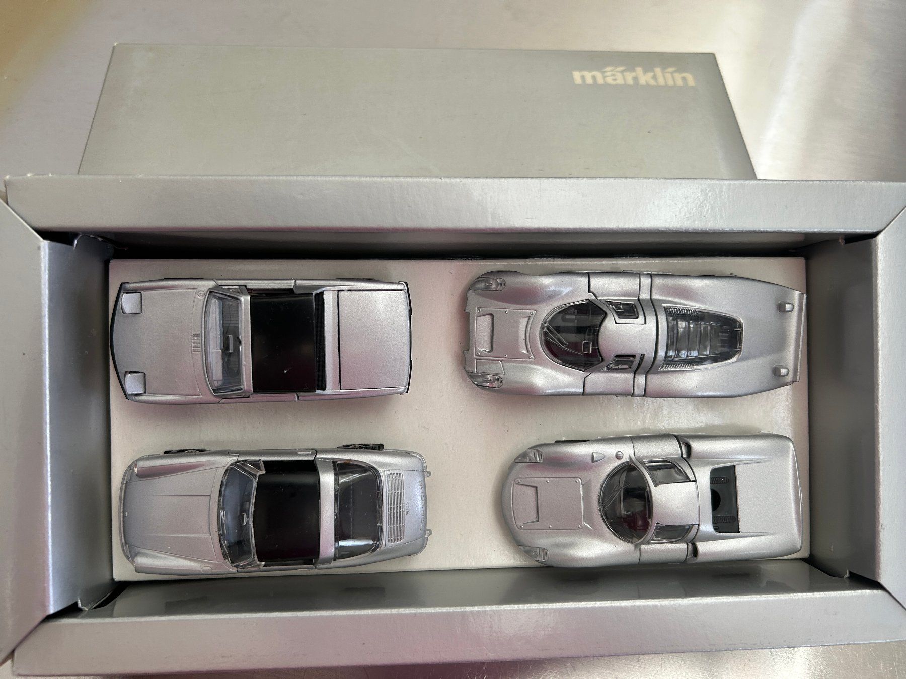 Porsche Modellini d'auto: Märklin Porsche Set Museum 1992 – Nuovo e nell'imballaggio originale da Zollikofen venduto da Anton_8