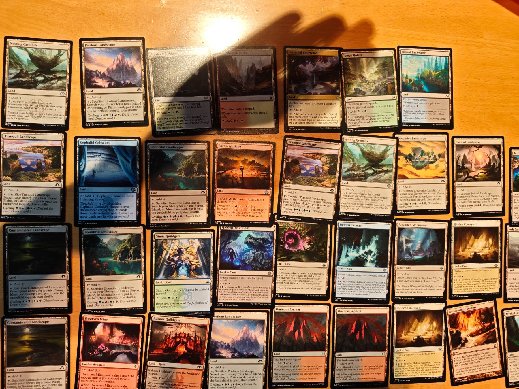 Magic The Gathering Carte collezionabili: Magic The Gathering Nonbasic Lands Konvolut gebraucht – Usato da Wolfwil venduto da Rarak 1