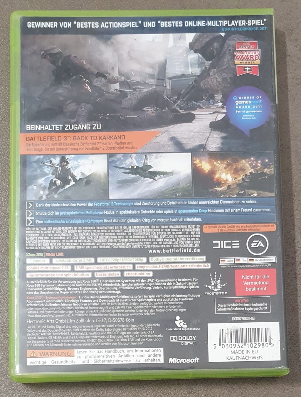Giochi: XBOX 360 Battlefield Bad Company 3 – Usato da Birsfelden venduto da Dealgoenner24 1