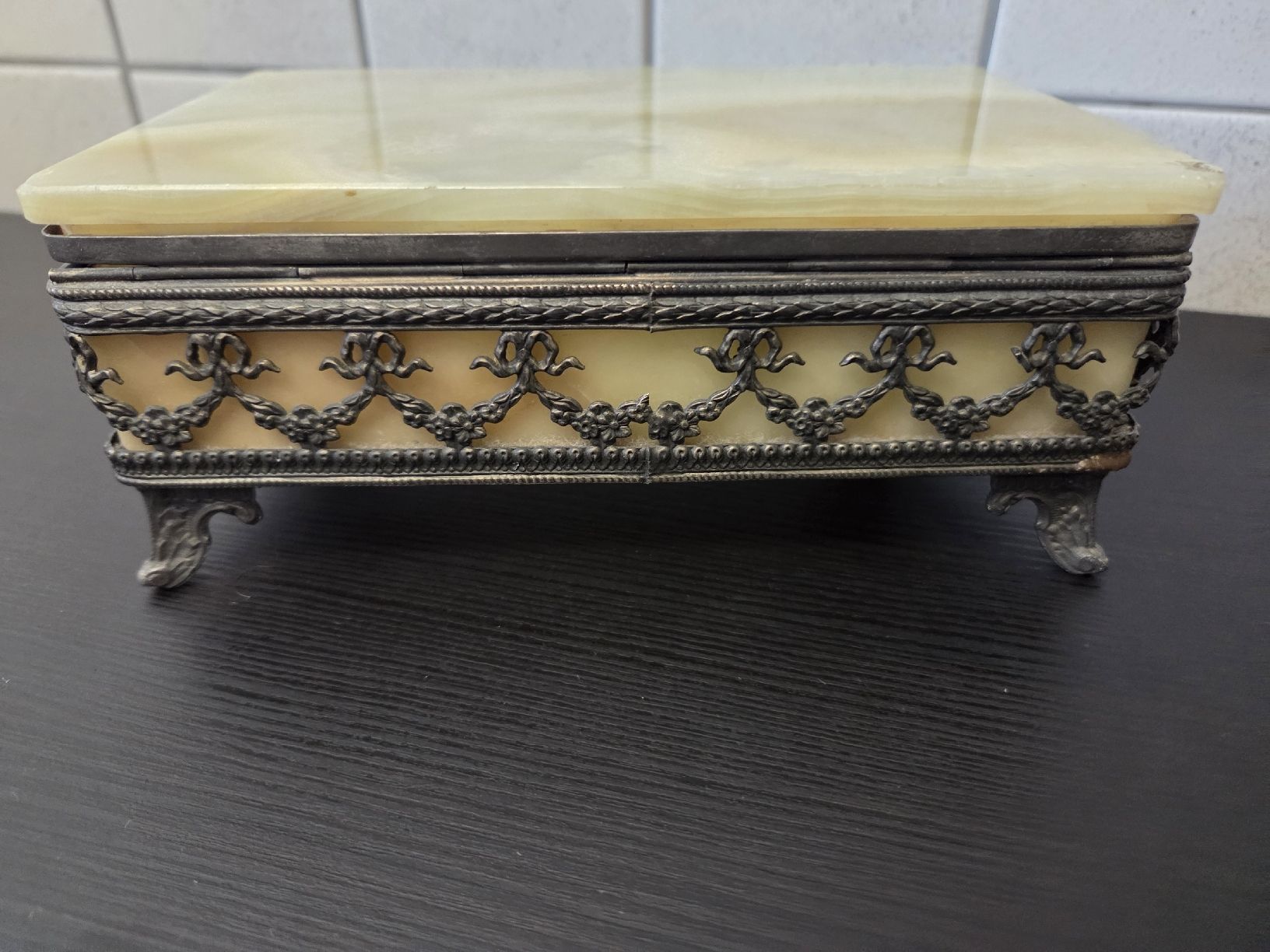 Portagioie: Schmuckdose Onyx Marmor Vintage – Usato da Dietikon venduto da Allegra34 3
