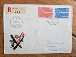 FDC 332-333 D von 1957 (Kat 110.--) ab nur 5.--