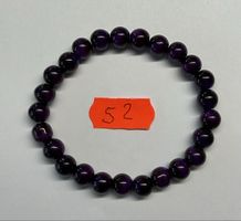 1 Stück /Lila Perlen Armband, Naturstein, neu.