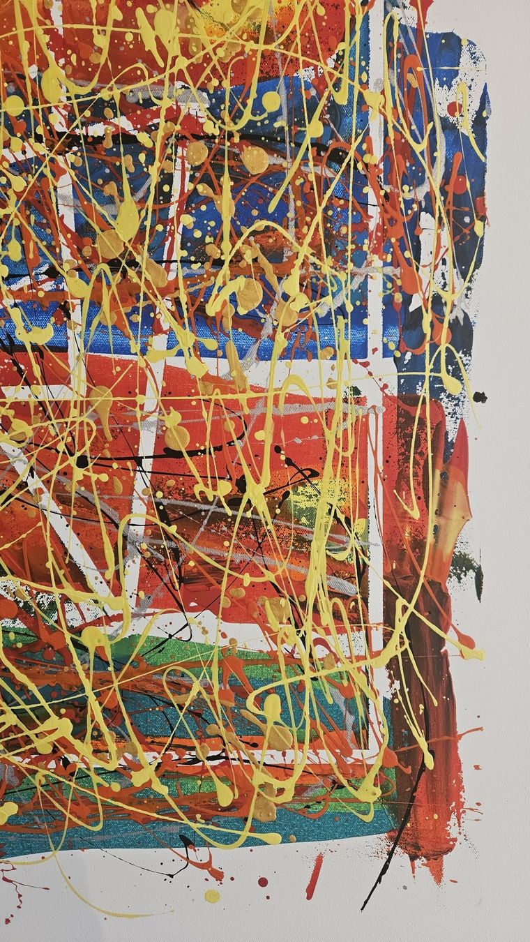 Gemälde: Tableau abstrait unique, œuvre d'art originale! – Neu (gemäss Beschreibung) aus Le Locle von fab_c9hh 5