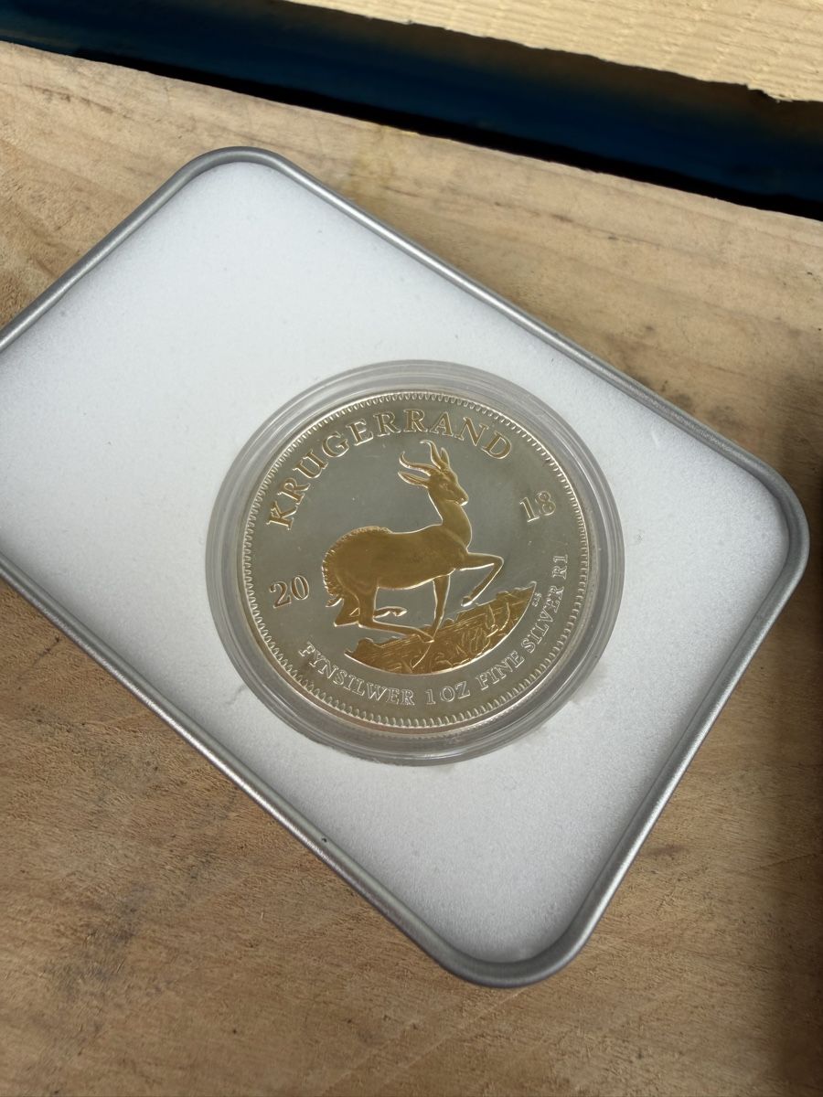 Alle Münzen: Krügerrand 1oz Feinsilber - 24k Gilded – Neu (gemäss Beschreibung) aus Niederrohrdorf von elmere 2