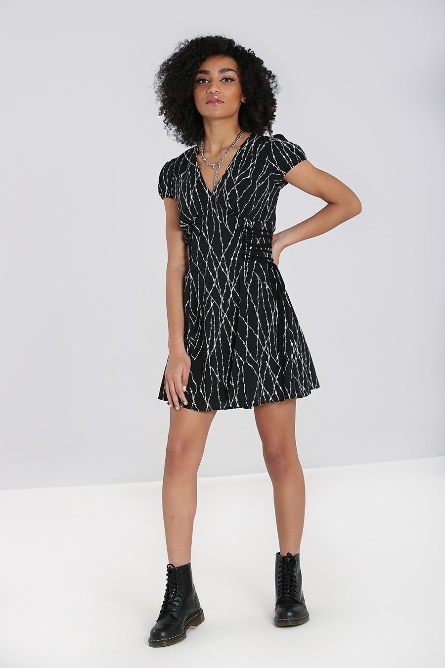 Vestiti: Hell Bunny Barbed Wire Dress Gothic – Nuovo (secondo la descrizione) da Eglisau venduto da Durango-Eduardo 1