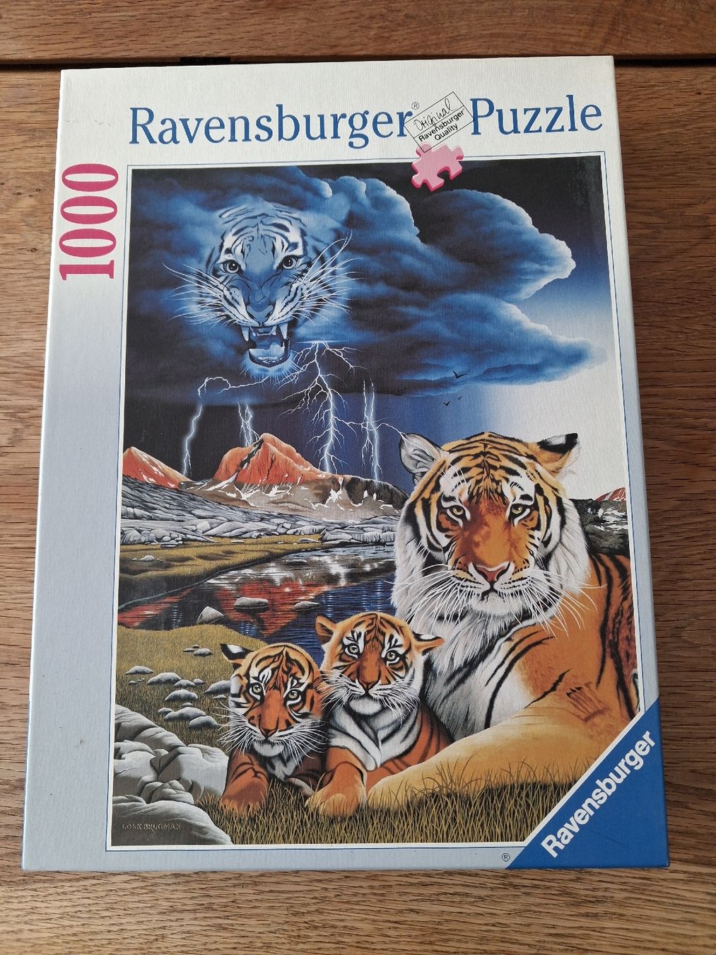 Ravensburger Puzzles: Ravensburger Puzzle Tiger 1000pcs. – Gebraucht aus Altstätten SG von phi_65tg