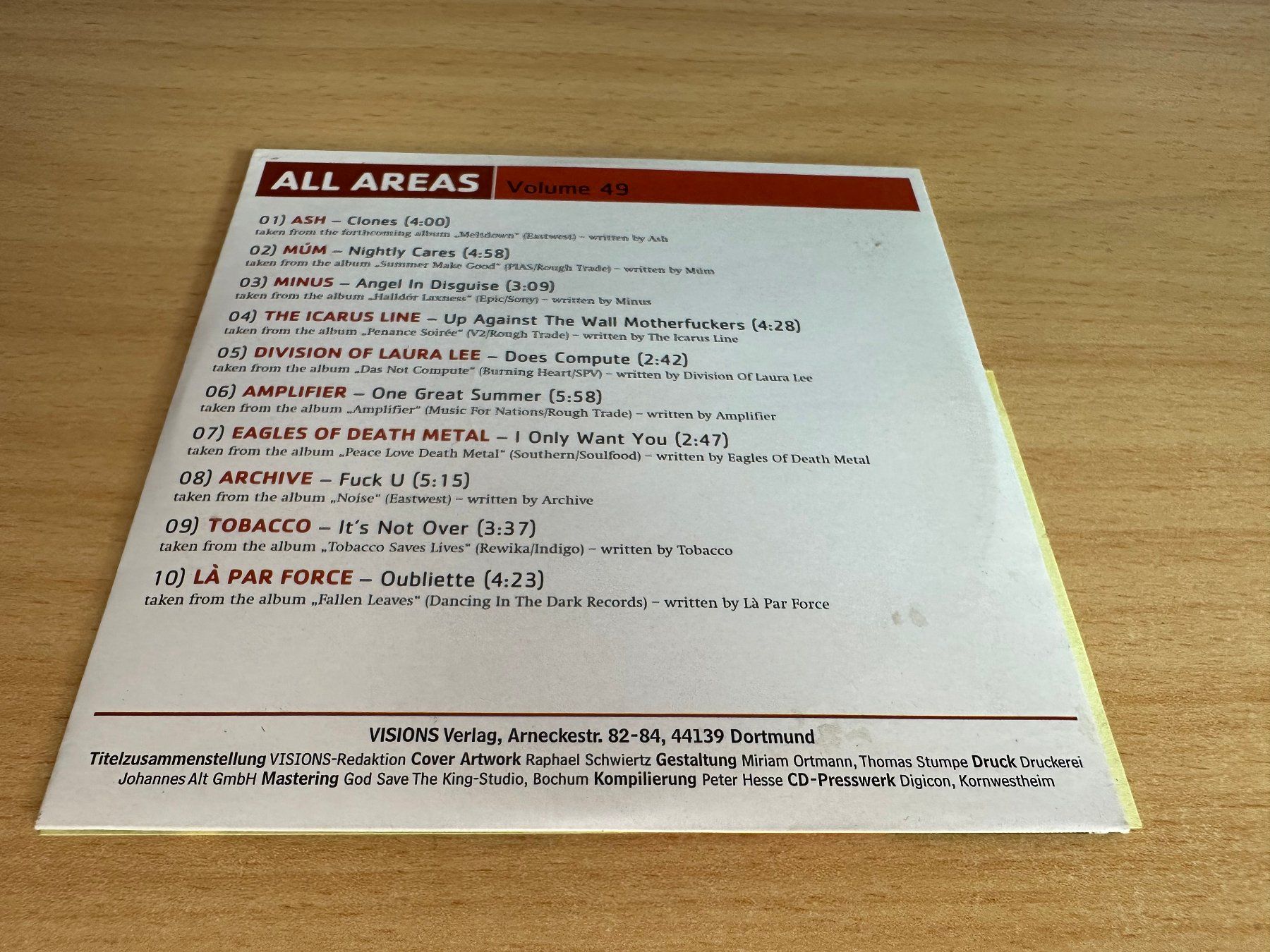 CD: Various – All Areas Volume 49 – Usato da Rikon im Tösstal venduto da Alpenmutz 1