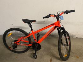 Kindervelo 24Zoll Orange Team gebraucht