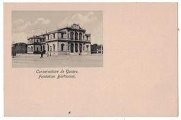 Conservatoire de Genève, Fondation Bartholoni, vers 1910