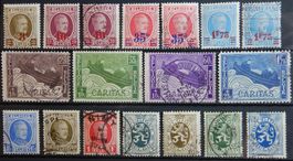 Belgien ex. Kat. 223-261 */gest. 1927/29