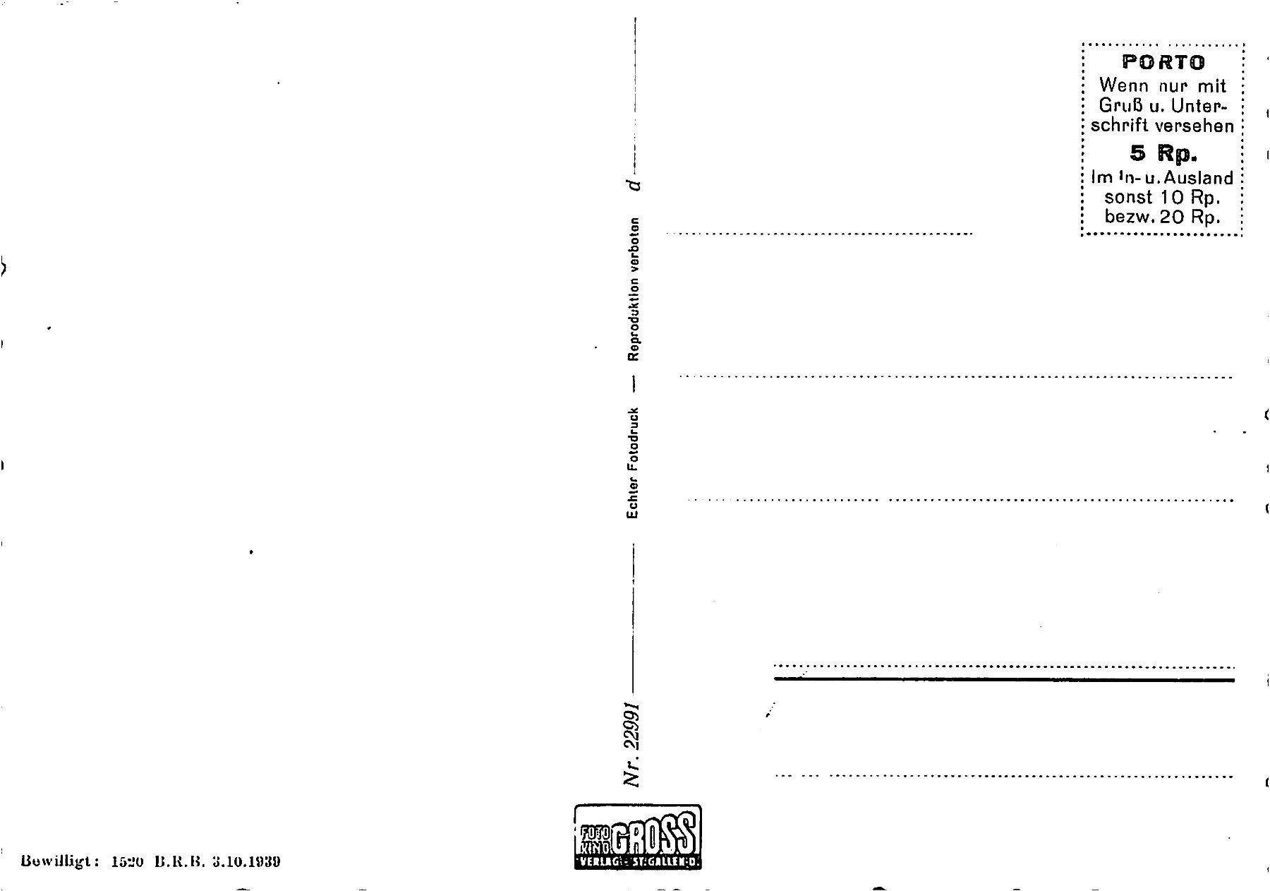 Ansichtskarten: Felsberg – Gebraucht aus Ottikon b.Kemptth. von Neptun1974 1
