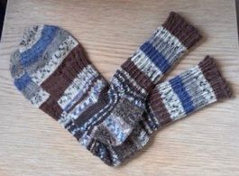 Gestrickte Herrensocken  NEU  Grösse 44/45/46