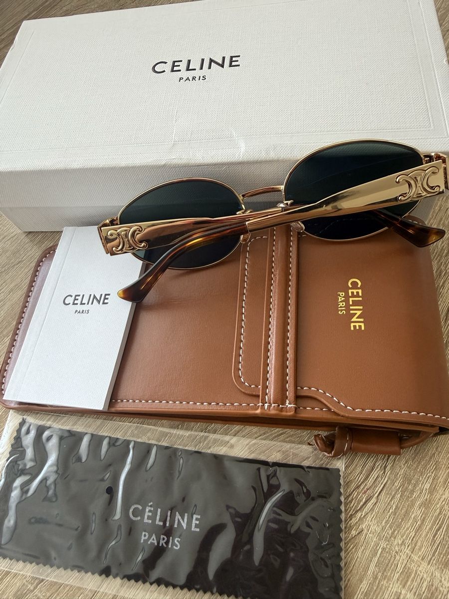 Celine Brillen & Gläser: Celine Triomphe Sonnenbrille – Neu und originalverpackt aus Winterthur von -BeHappy24- 3