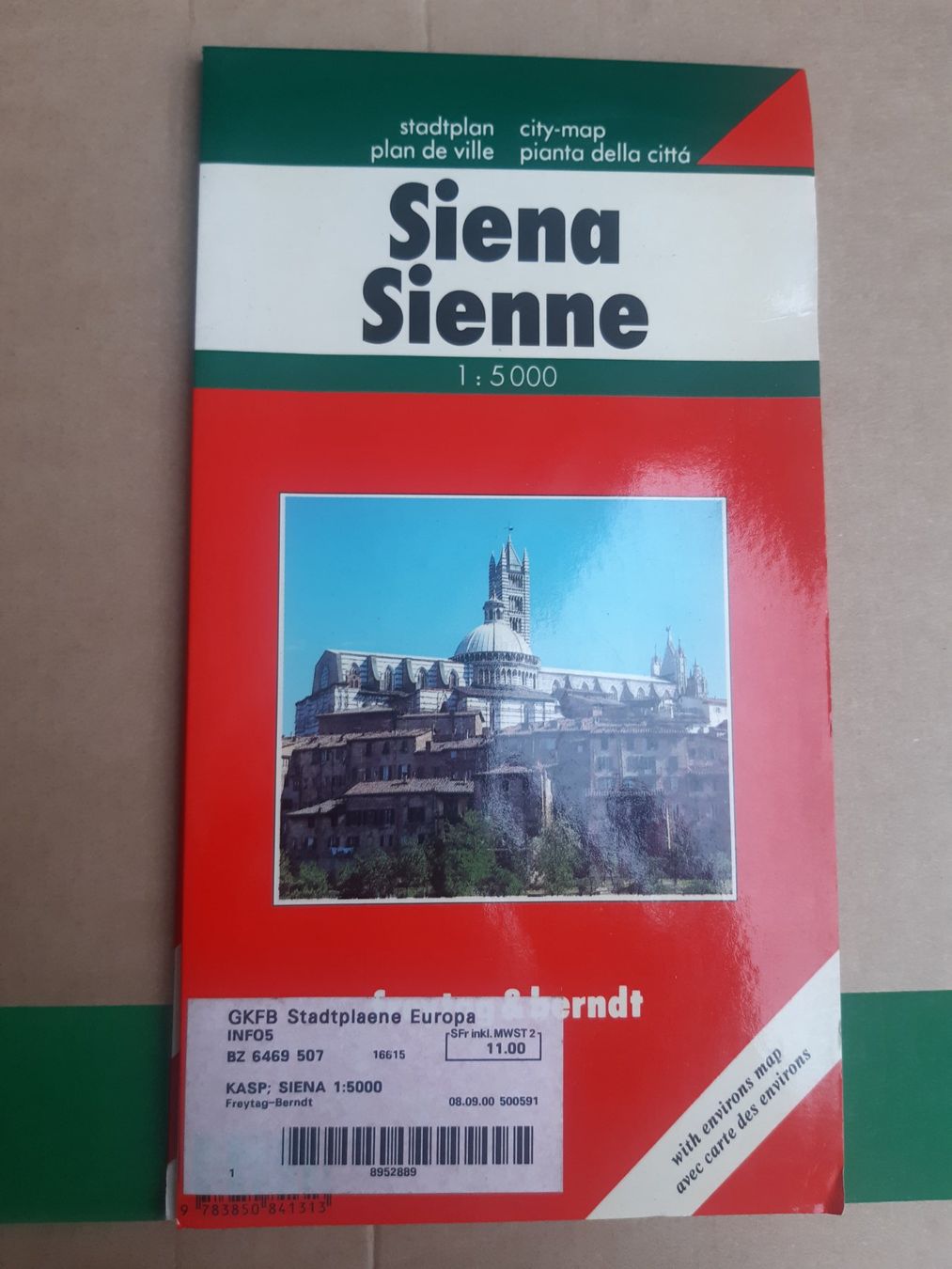 Landkarten & Atlanten: Stadtplan Siena 1:5000 – Gebraucht aus Detligen von fre_j5jy