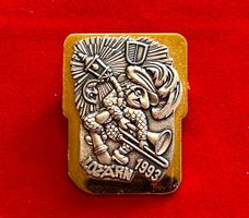 Fasnachtsplakette Luzern GOLD 1993 mit Original-Nadel