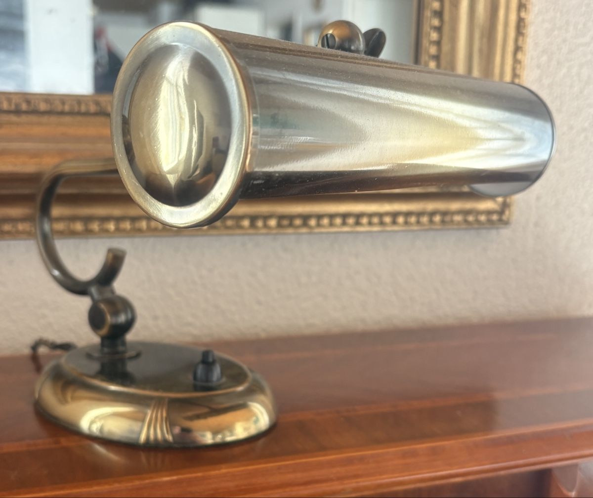 Lampade: Antike Schreibtischlampe aus Messing – Usato da Zug venduto da MulUrZg
