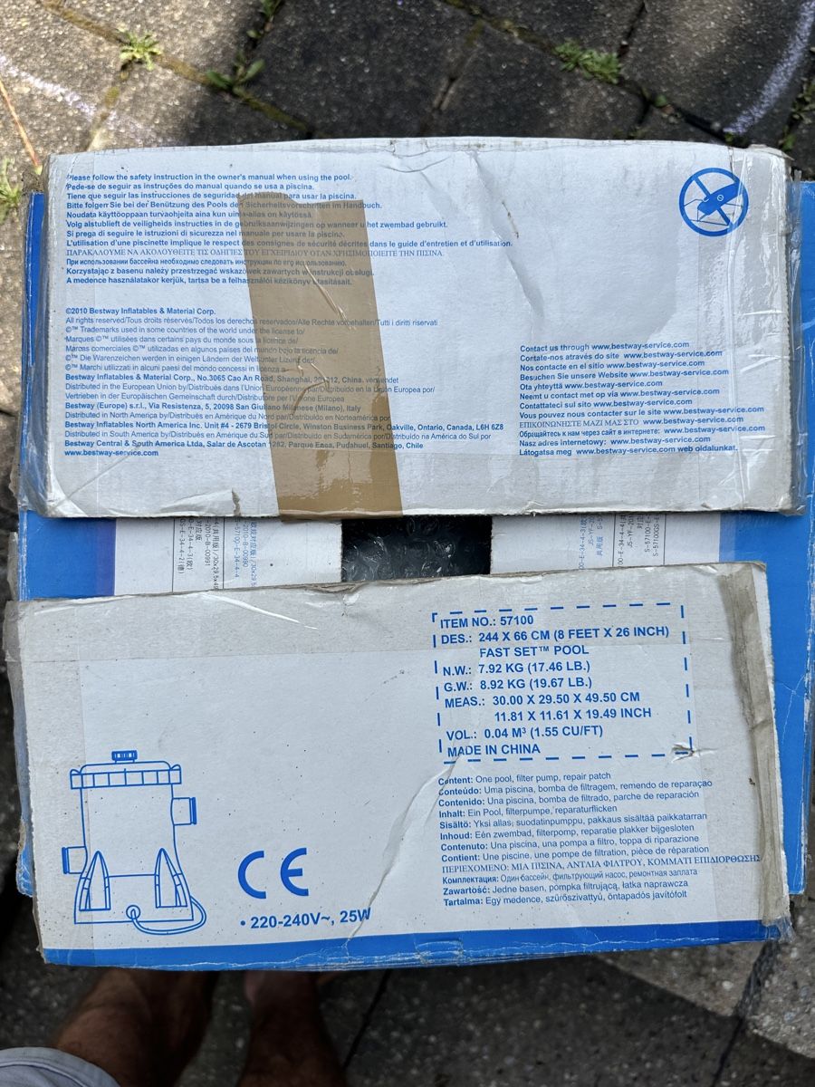Bestway Piscine: Bestway Pool with filtration pump system 244x 66cm – Nuovo (secondo la descrizione) da Wettingen venduto da Violete01 7