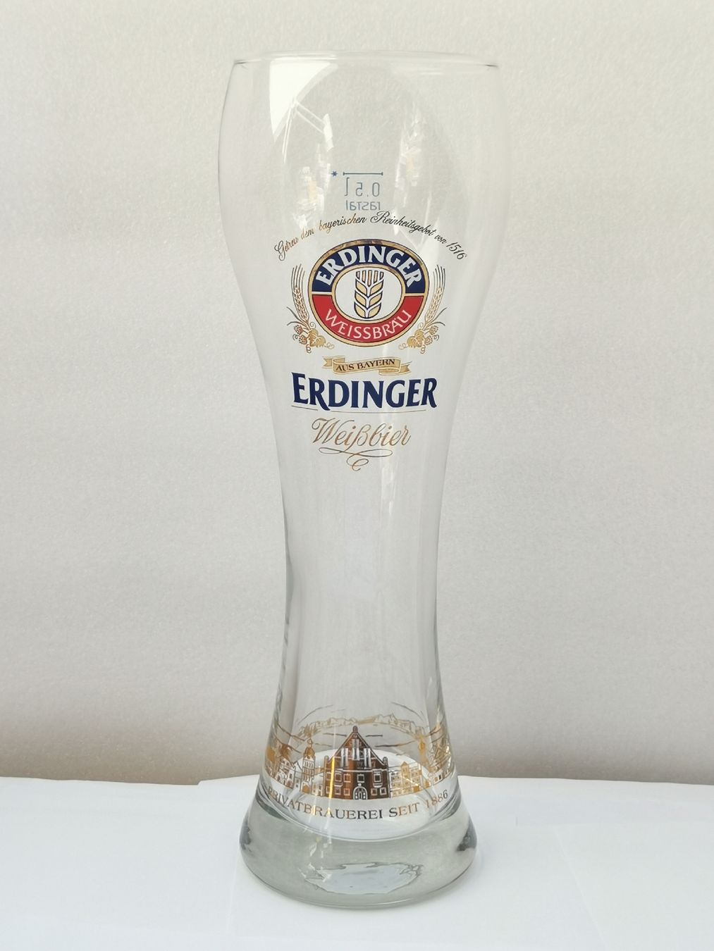 Erdinger Verres: Weizenbierglas Erdinger Exclusiv 0.5l – Neuf (Voir description) à Allschwil par H0-Bahner