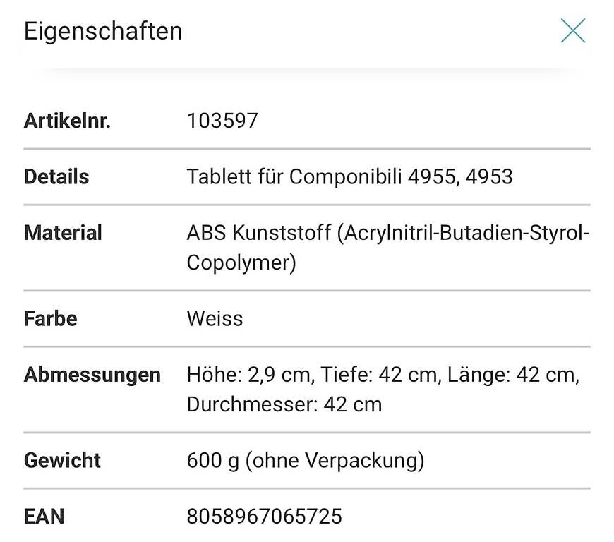 Piatti di portata: Kartell Tablett für Componibili – Usato da Zürich venduto da Retrousse 1