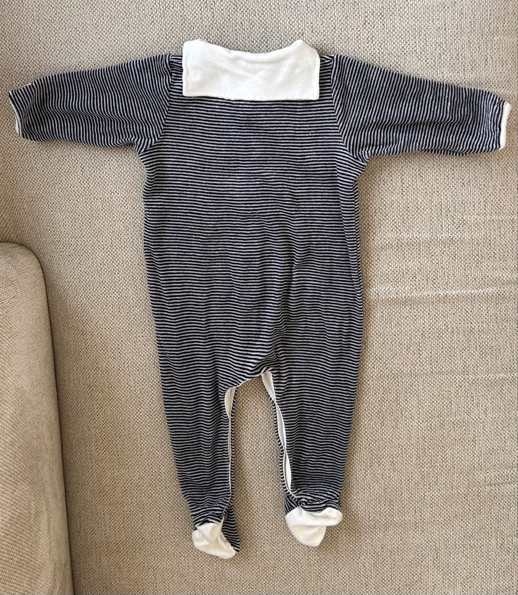 Petit Bateau Strampler: Petit Bateau Strampler gestreift Grösse 74cm Baumwolle – Gebraucht aus Seedorf BE von Jeromebi 1