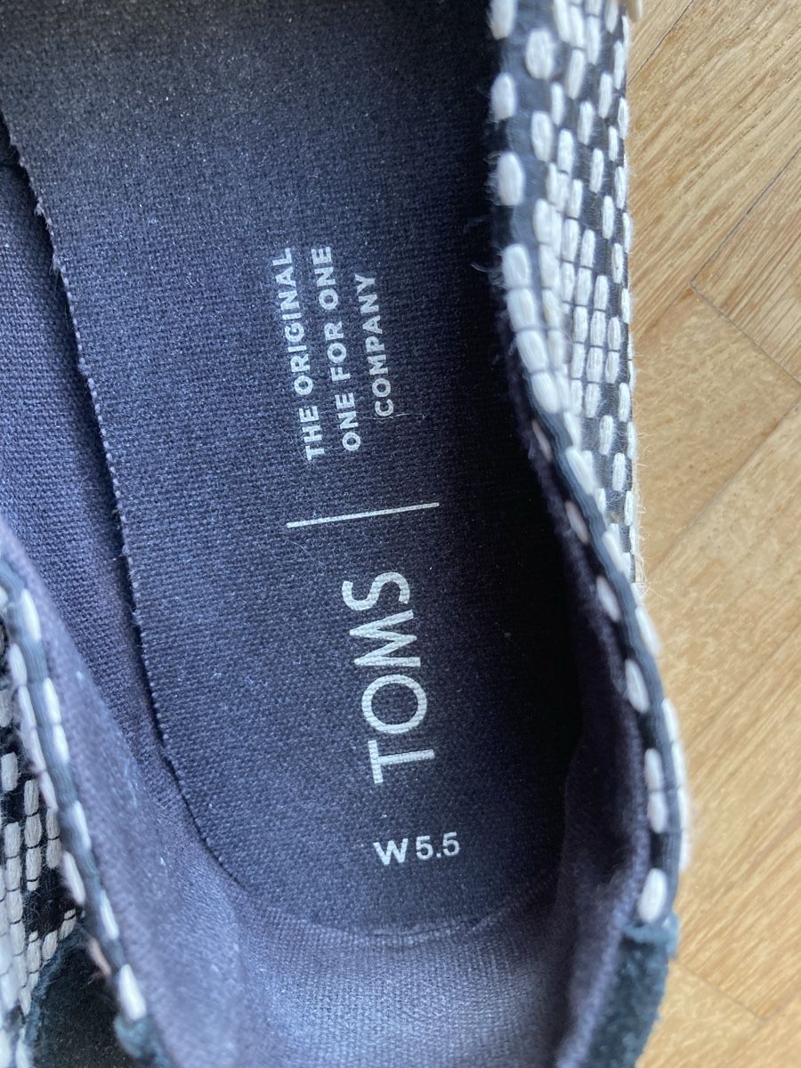 Toms Scarpe da donna: Toms Espadrilles, blau/creme, Gr. 36 – Usato da Schlieren venduto da cotopaxi06 2