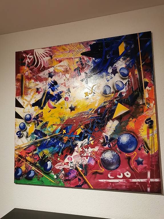 Dipinti: Leinwand Original Gemälde abstrakte/moderne Kunst – Usato da Beckenried venduto da Angelfish 1
