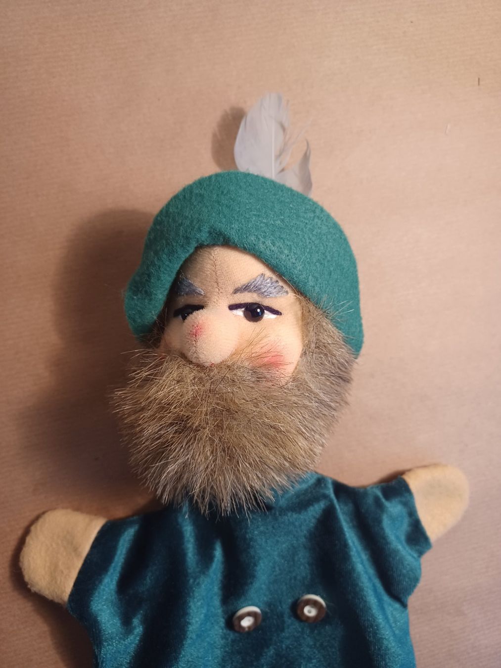 Bambole: 3 seltene KERSA Handpuppen . Wolf-Jäger-Grossmutter – Usato da Hagendorn venduto da siwasi3 2