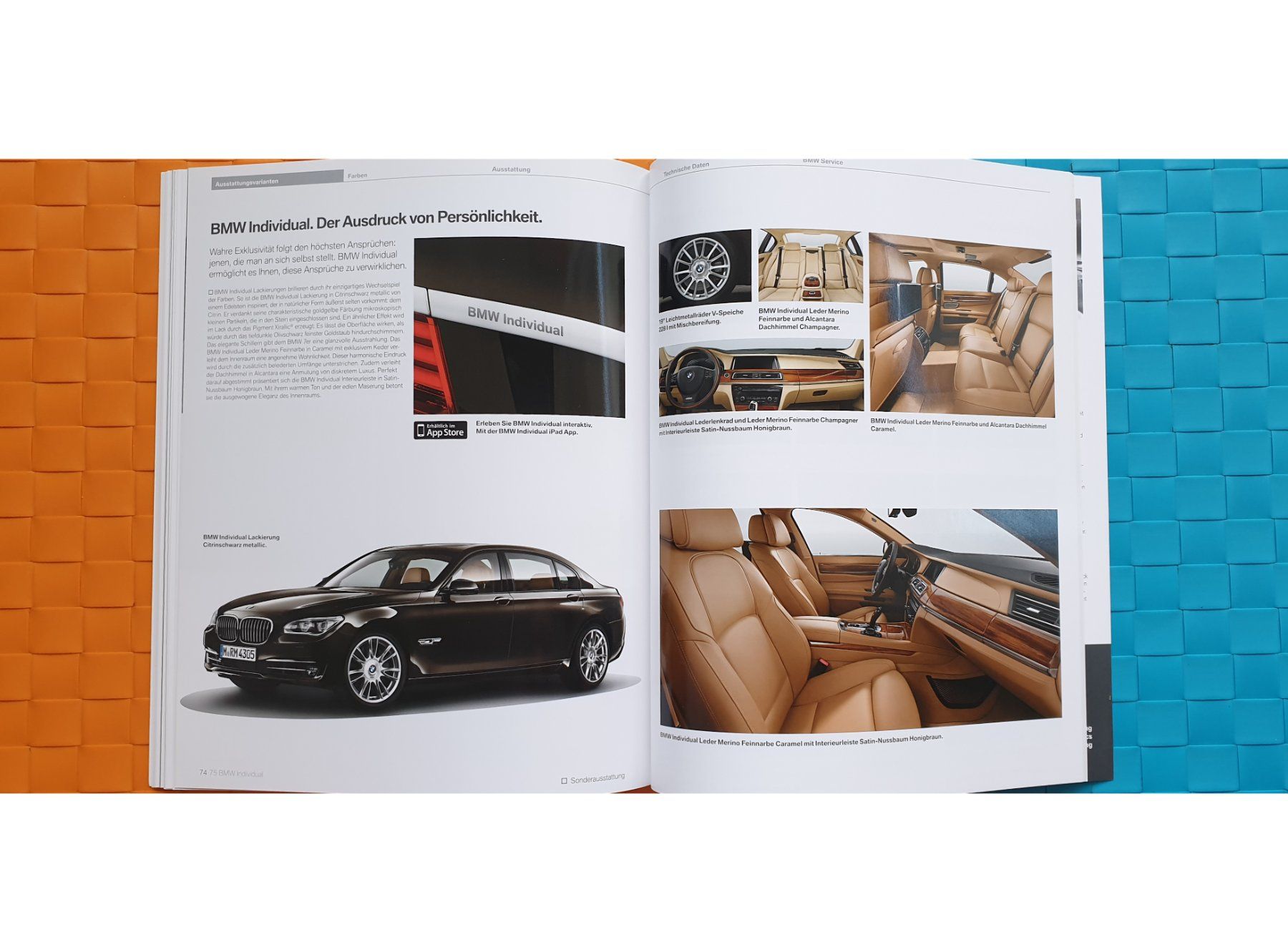 Riviste & Magazine: BMW 7er F01 2014 - FACELIFT MODELL - Prospekt / Mappe – Nuovo (secondo la descrizione) da Viganello venduto da CARLiteratur 8