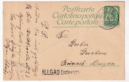 GZ ʘ Ried 31.10.1921 ʘ Illgau (Schwyz) nach Reinach AG