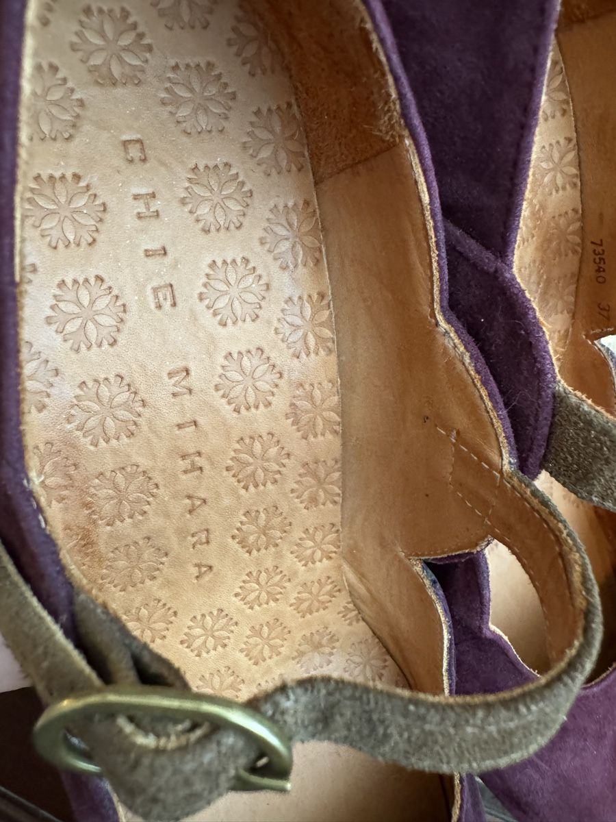 Chie Mihara Damenschuhe: Chie Mihara Pump Ballerina Leder Wildleder – Gebraucht aus Obfelden von cesarina10 3