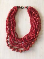 Collier / red bloodcoral