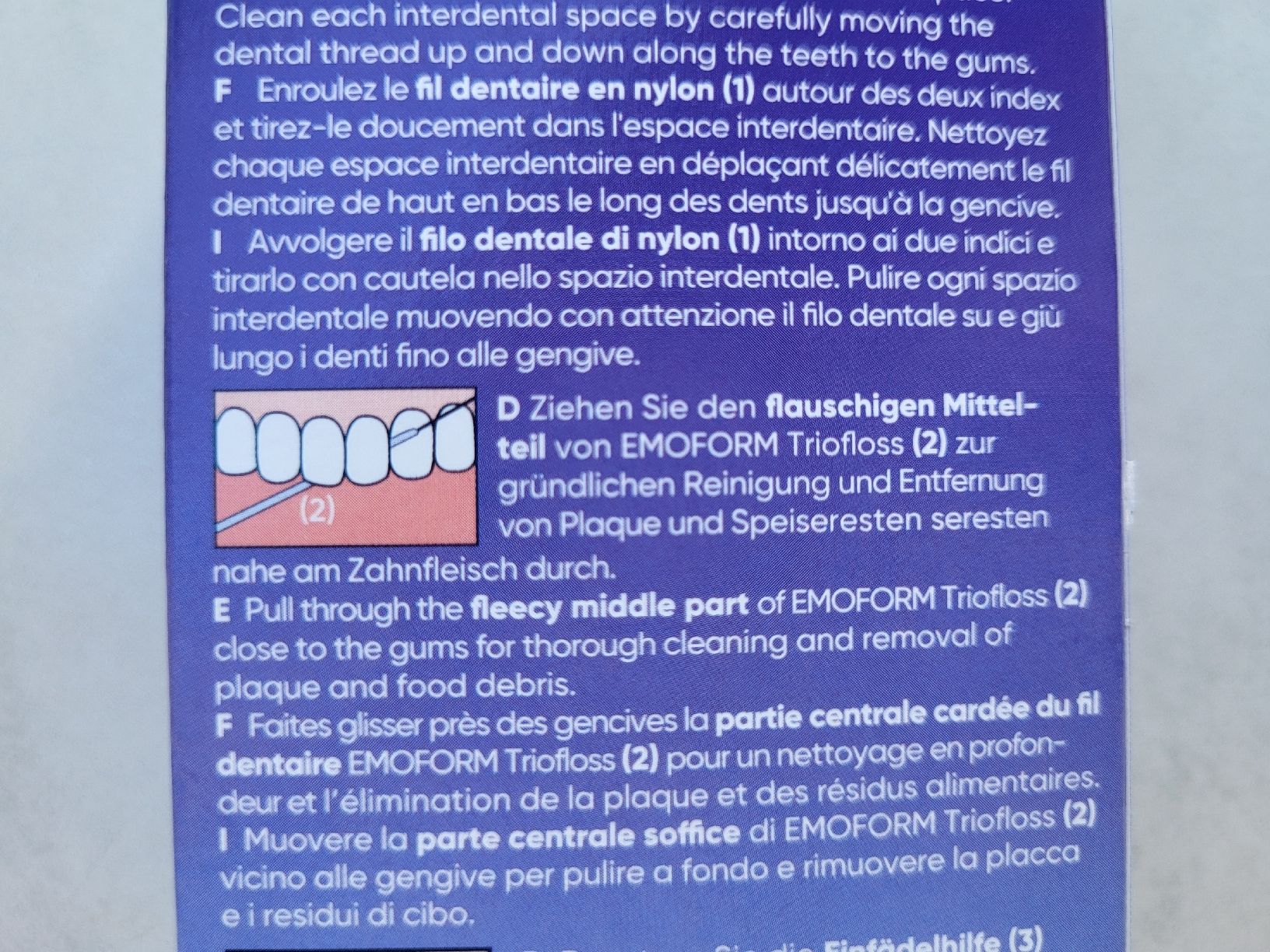 Cura dei denti: Intelligente Zahnseide Floss Emoform, Marke WILD – Nuovo (secondo la descrizione) da Dorf venduto da Mischa2010 5