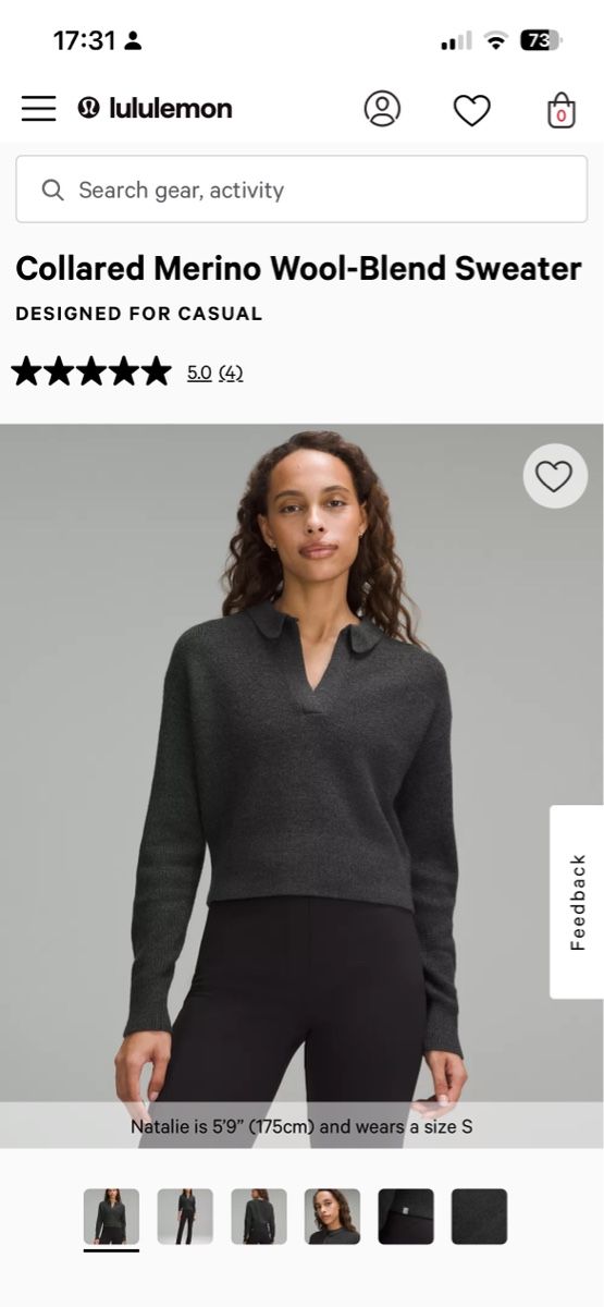 Lululemon Maglioni & Felpe: Lululemon Merino Wool-Blend, Grösse S – Usato da Zürich venduto da Lala_11