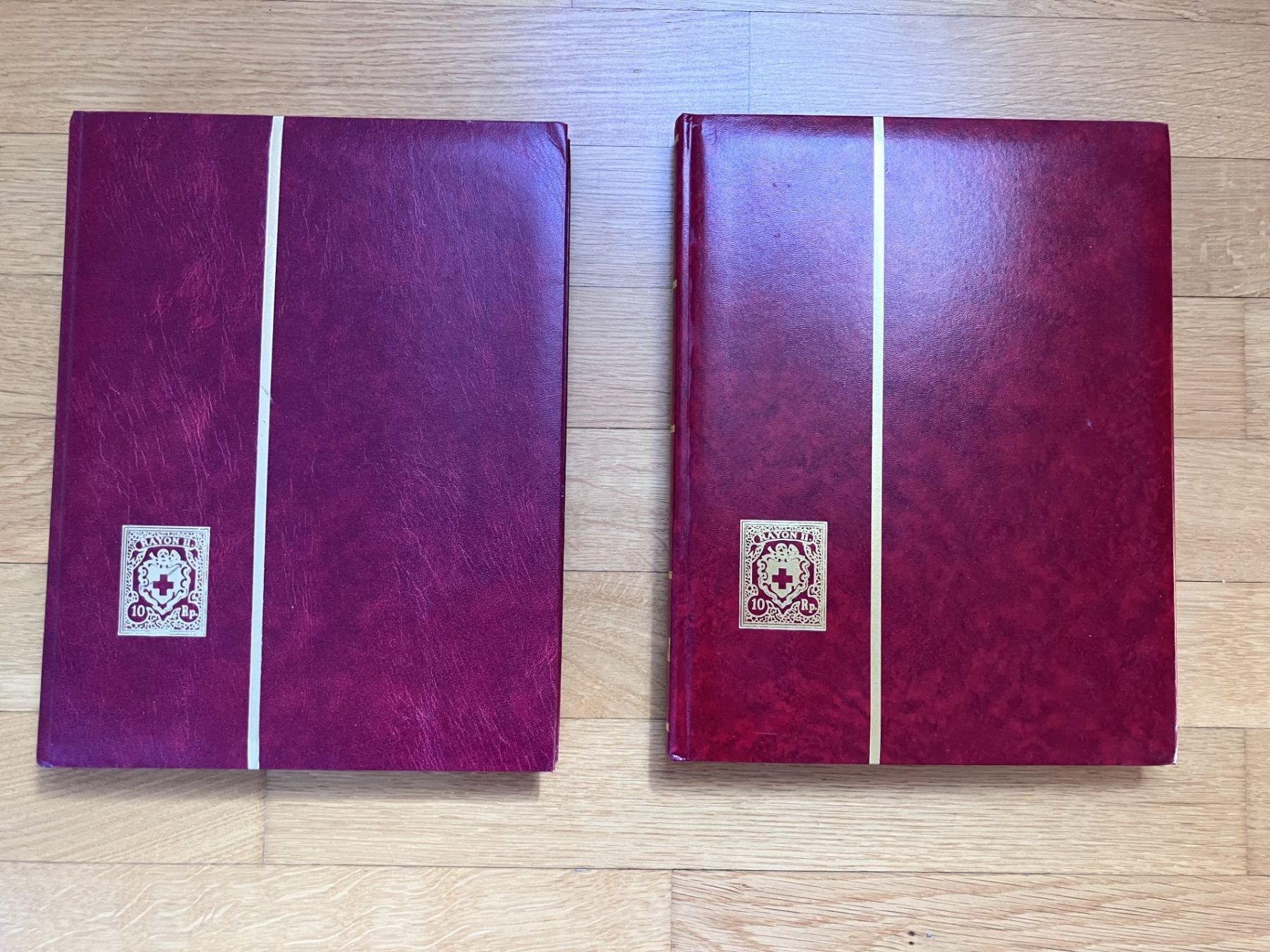 Album: 2 leere Briefmarkenalben – Usato da ebmatingen venduto da leonara